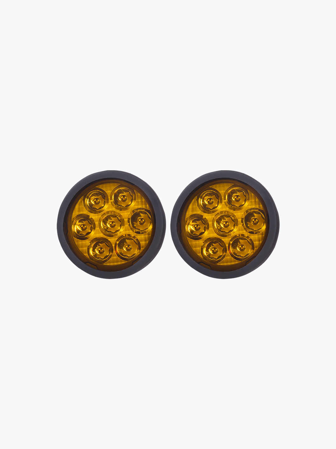 HJG 7 LED PREMIUM ROUND FOG LIGHT WITH BRIGHTNESS CONTROLLER