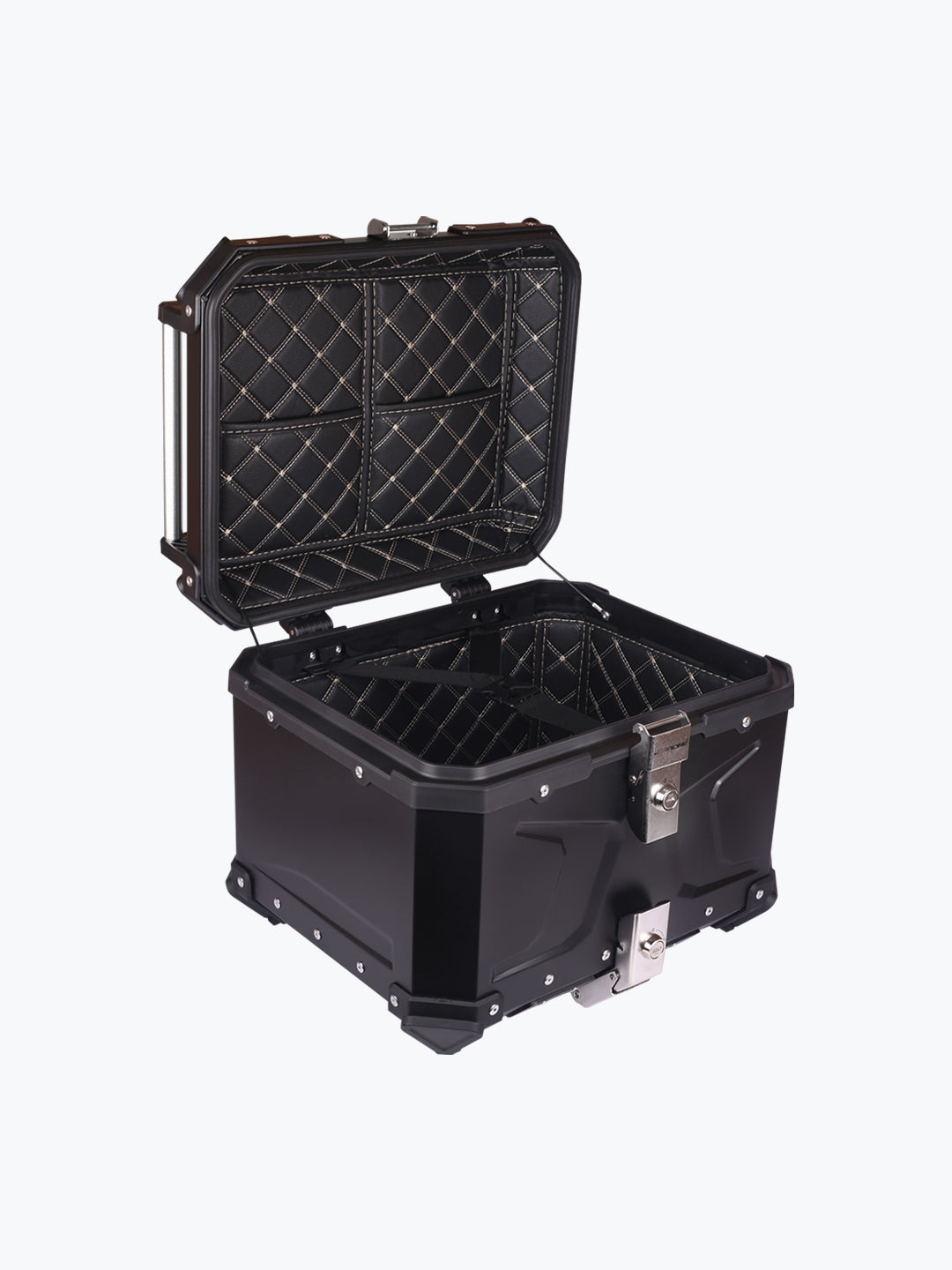 JB Racing 45L Aluminium Premium Top Box (Black)