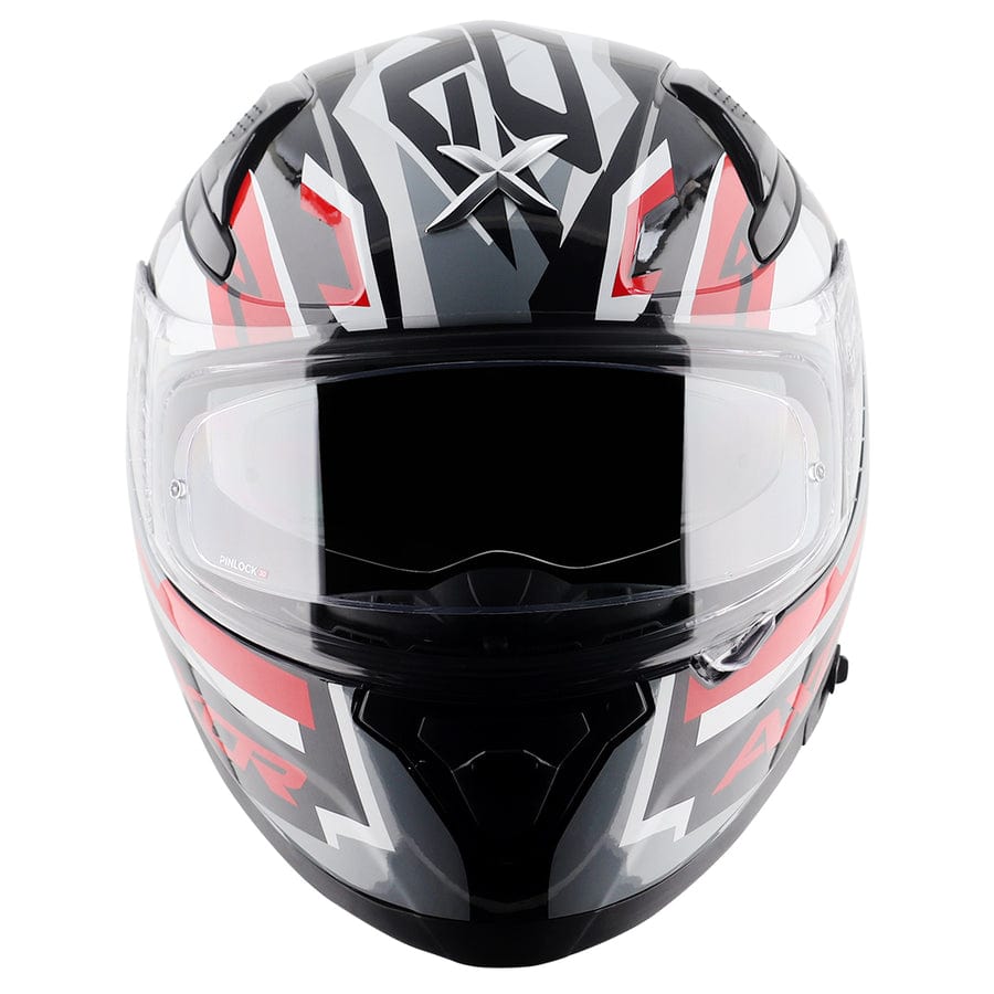 Axor Helmets Axor Apex Streak Gloss Black Red Helmet