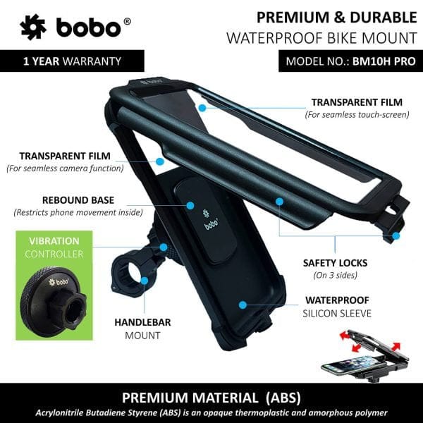 Destination Moto Bobo BM10H Pro Waterproof Mobile Holder