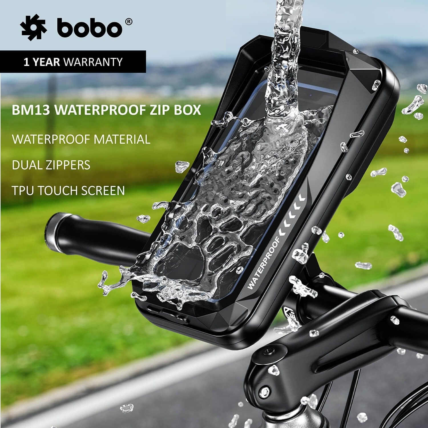 Destination Moto BOBO BM13 Waterproof Motorcycle Mobile Mount