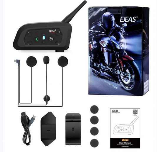 Destination Moto EJEAS V6 Pro Plus Helmet Bluetooth Intercom