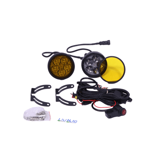 Destination Moto HJG 5 LED FOG LIGHT WITH WIREHARNESS AND SWITCH