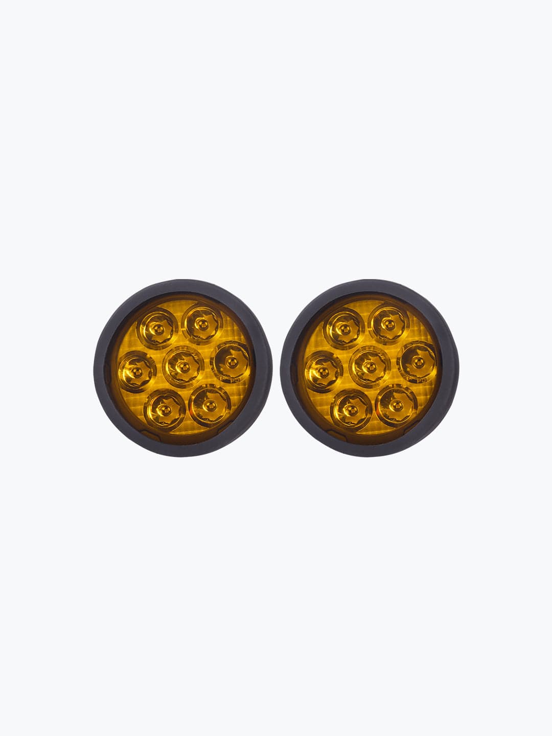 Destination Moto HJG 7 LED PREMIUM ROUND FOG LIGHT WITH BRIGHTNESS CONTROLLER