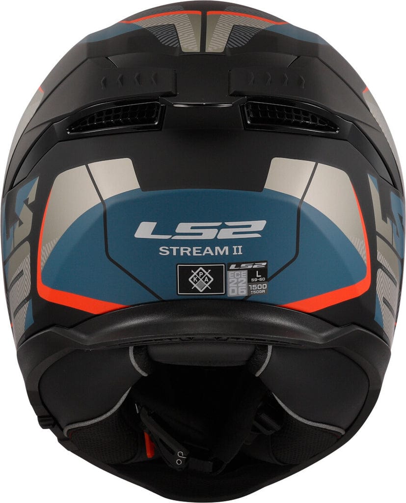 Destination Moto LS2 FF808 Road Matt Black Blue Red Helmet