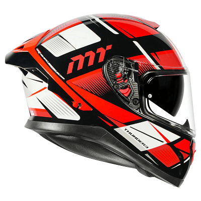 Destination Moto MT THUNDER 3 SV PRO SYNTHEX GLOSS FLUORO RED HELMET