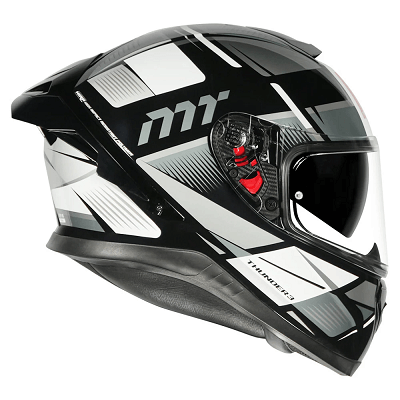 Destination Moto MT THUNDER 3 SV PRO SYNTHEX GLOSS GREY HELMET