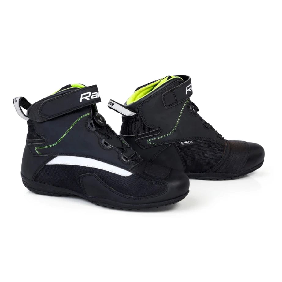 Destination Moto Raida UrbanR Riding Shoes Black Neon Green