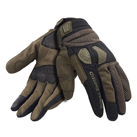 Destination Moto Royal Enfield Trailblazer Gloves Moss Green