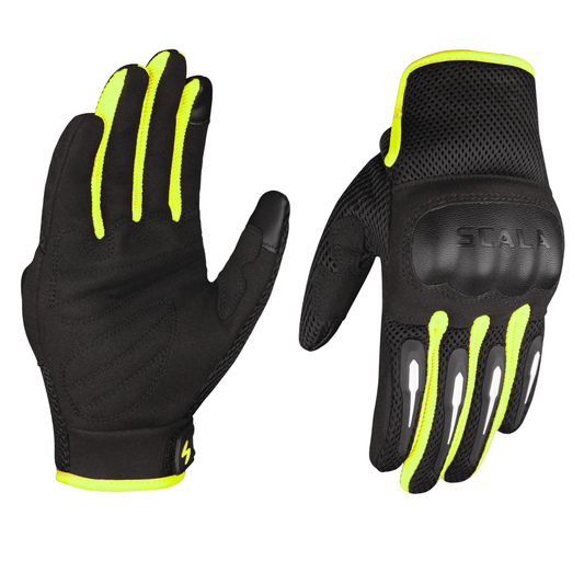 Destination Moto Scala Air Riding Gloves (Black Neon)