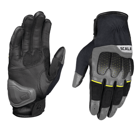 Destination Moto Scala Speed 2 Riding Gloves (Black Grey Neon)