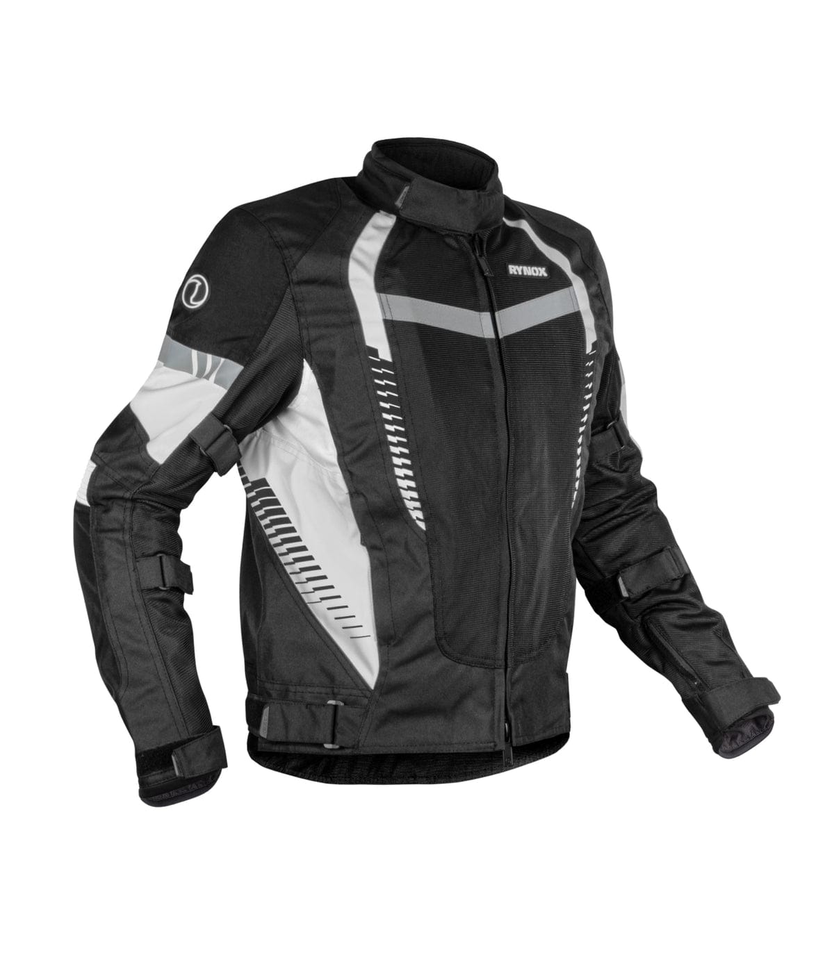 Destination Moto TORNADO PRO 4 JACKET - CE CERTIFIED CLASS A BLACK WHITE