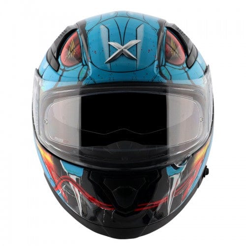 Axor Helmets Axor Apex Venomous Gloss Black Neon Blue Helmet