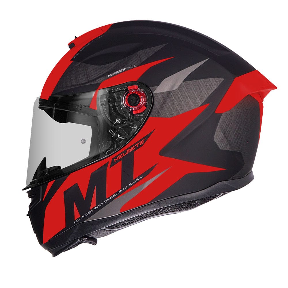 Destination Moto MT HUMMER BRAVE MATT RED HELMET