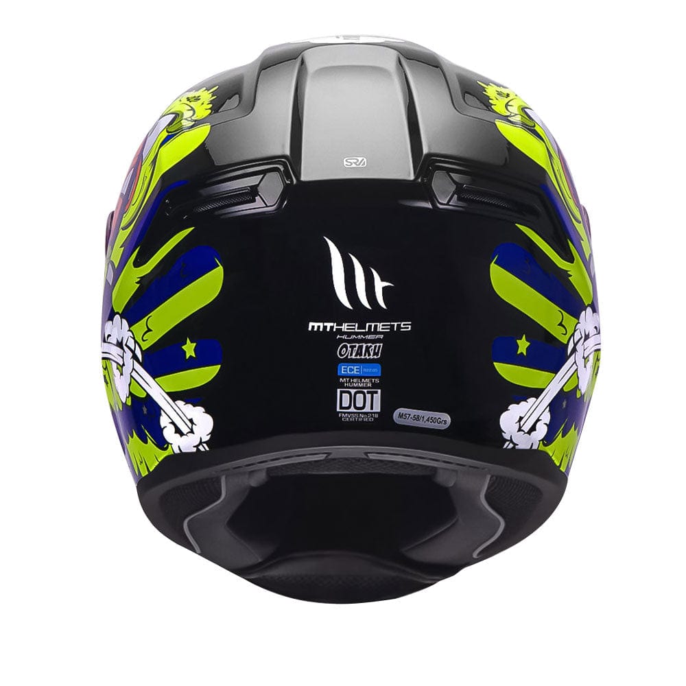 Destination Moto MT HUMMER OTAKU GLOSS BLACK HELMET